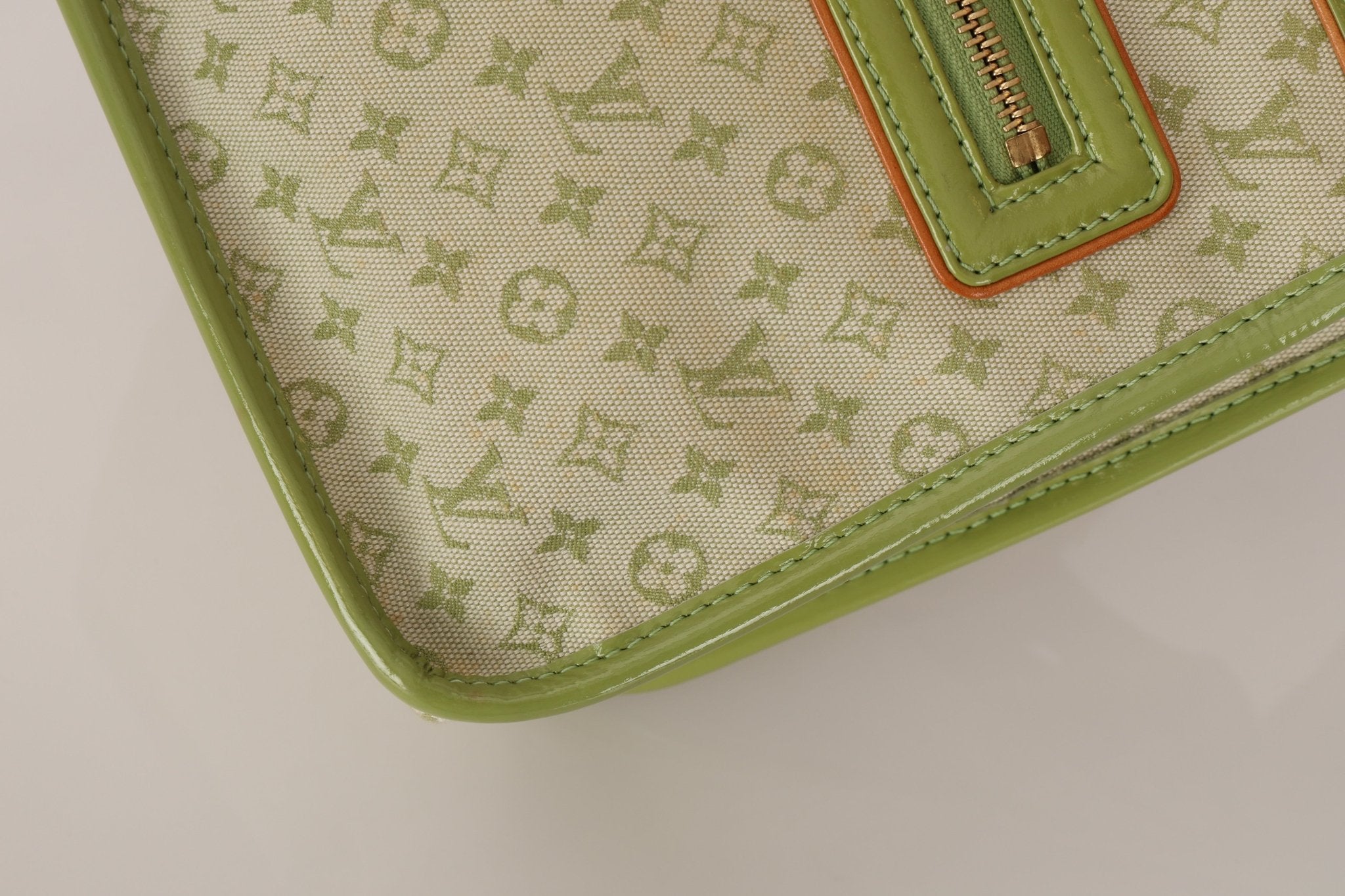 Louis Vuitton Green Monogram Mini Lin Sac Kathleen Bag - FashioNica
