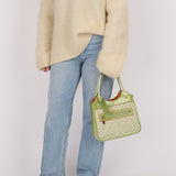 Louis Vuitton Green Monogram Mini Lin Sac Kathleen Bag - FashioNica