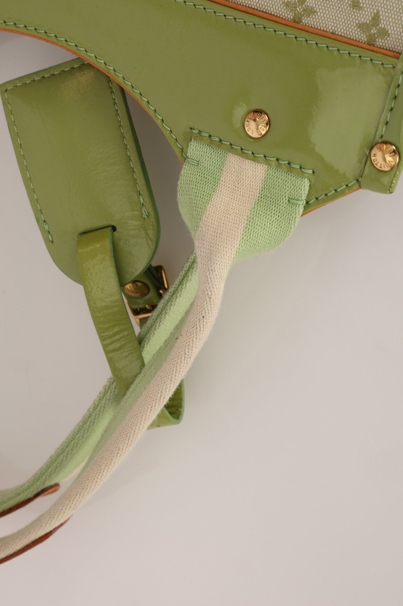 Louis Vuitton Green Monogram Mini Lin Sac Kathleen Bag - FashioNica