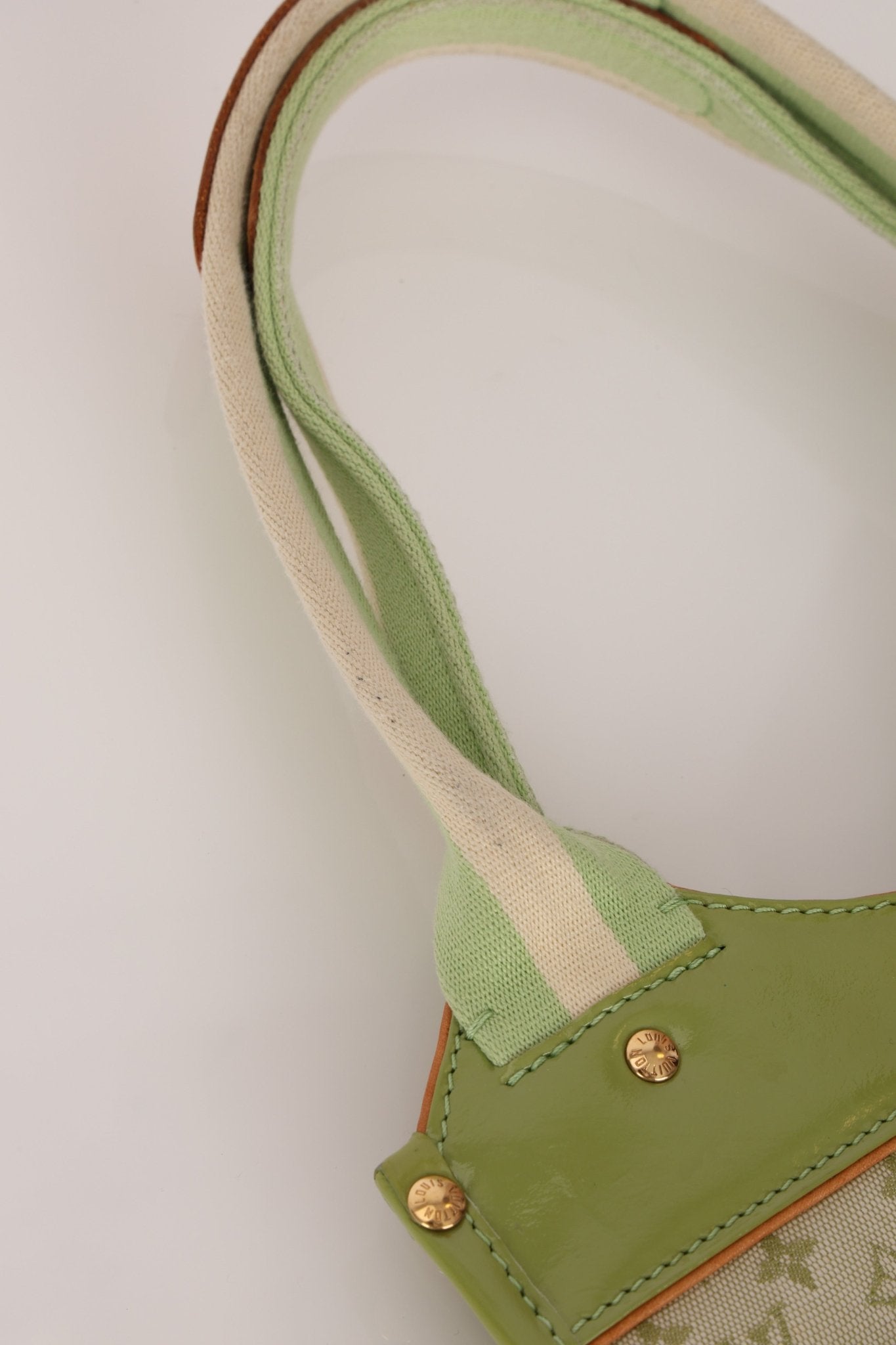 Louis Vuitton Green Monogram Mini Lin Sac Kathleen Bag - FashioNica