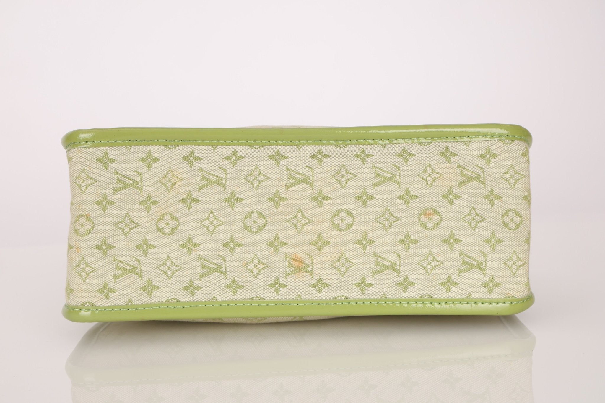 Louis Vuitton Green Monogram Mini Lin Sac Kathleen Bag - FashioNica