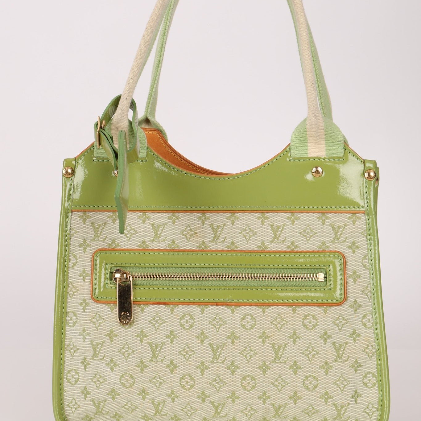 Louis Vuitton Green Monogram Mini Lin Sac Kathleen Bag - FashioNica