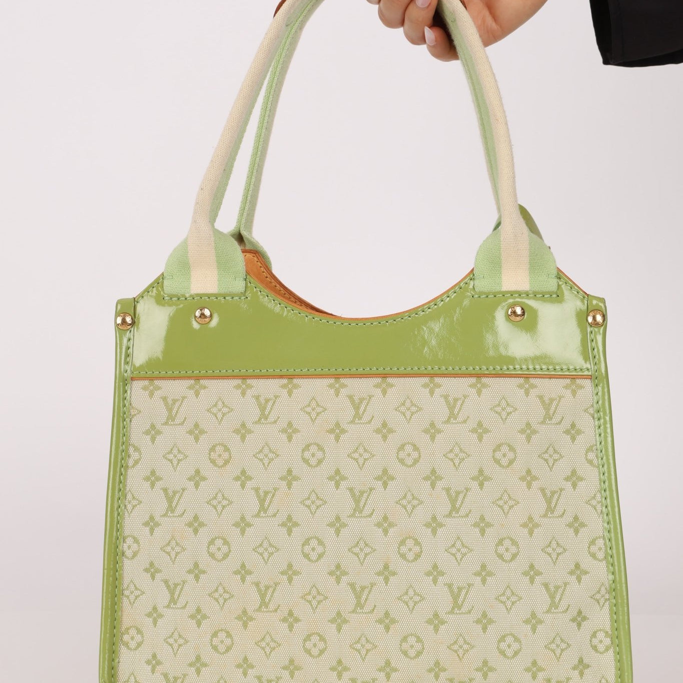 Louis Vuitton Green Monogram Mini Lin Sac Kathleen Bag - FashioNica