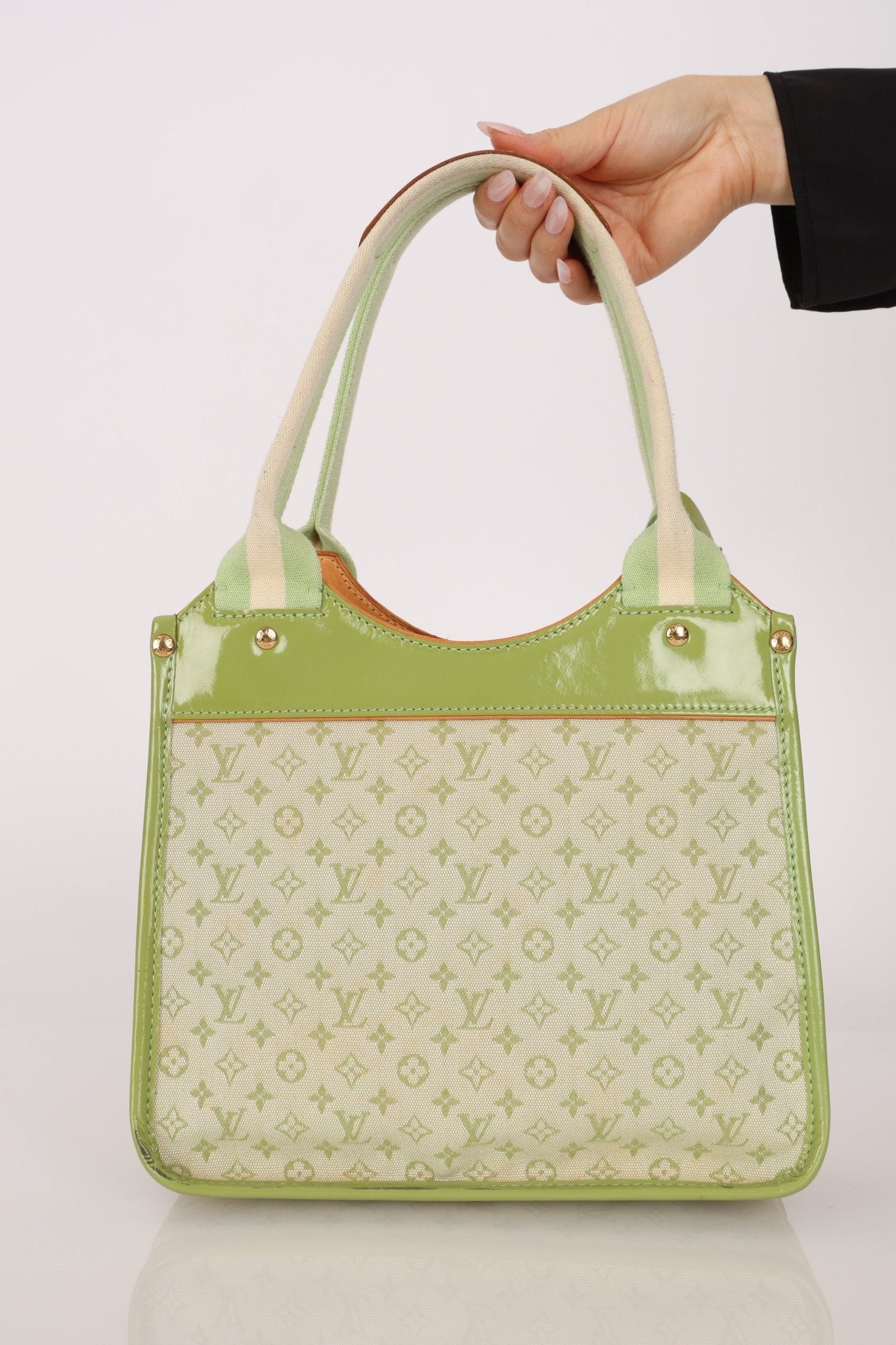 Louis Vuitton Green Monogram Mini Lin Sac Kathleen Bag - FashioNica
