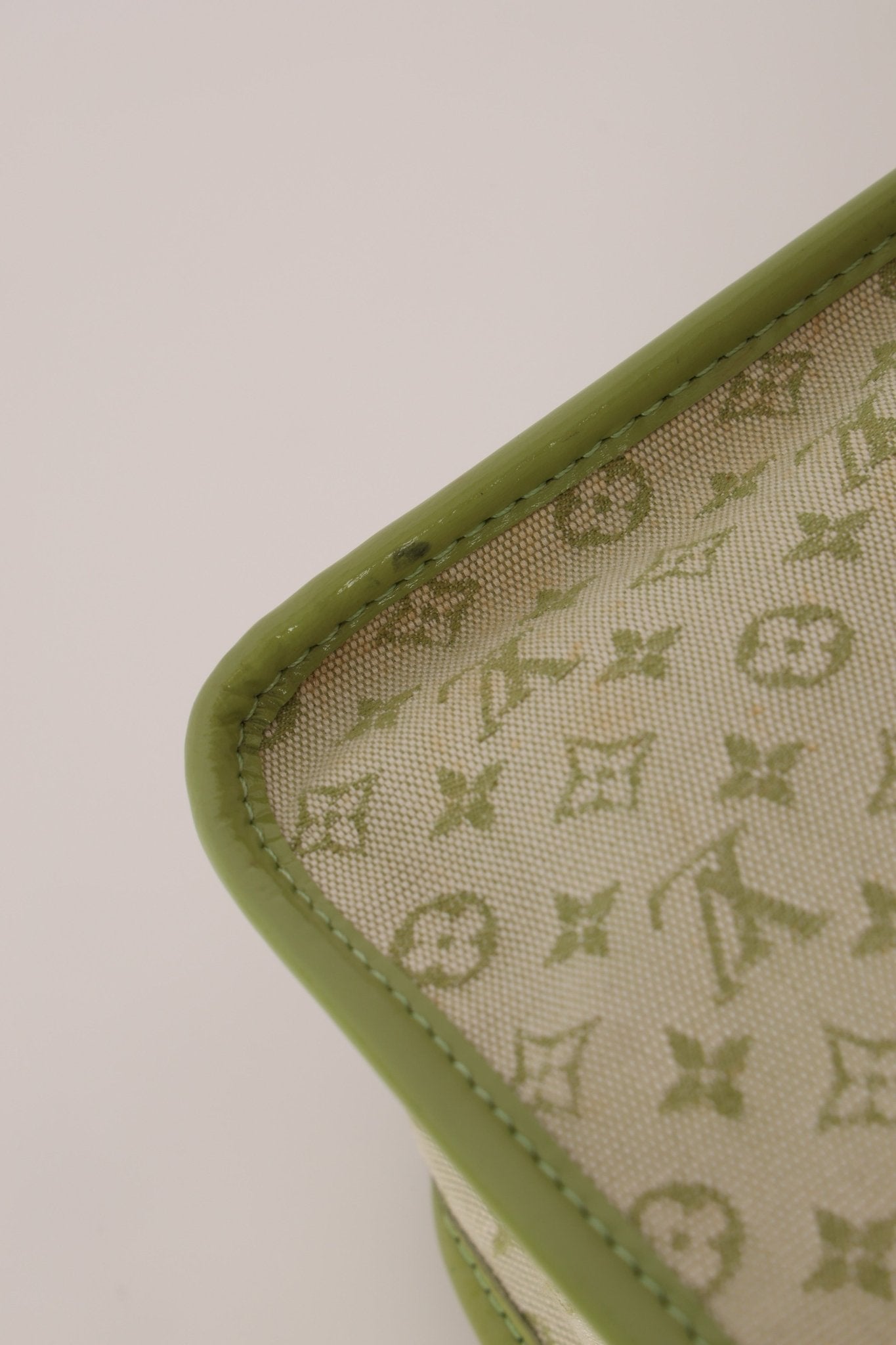 Louis Vuitton Green Monogram Mini Lin Sac Kathleen Bag - FashioNica