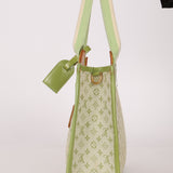 Louis Vuitton Green Monogram Mini Lin Sac Kathleen Bag - FashioNica