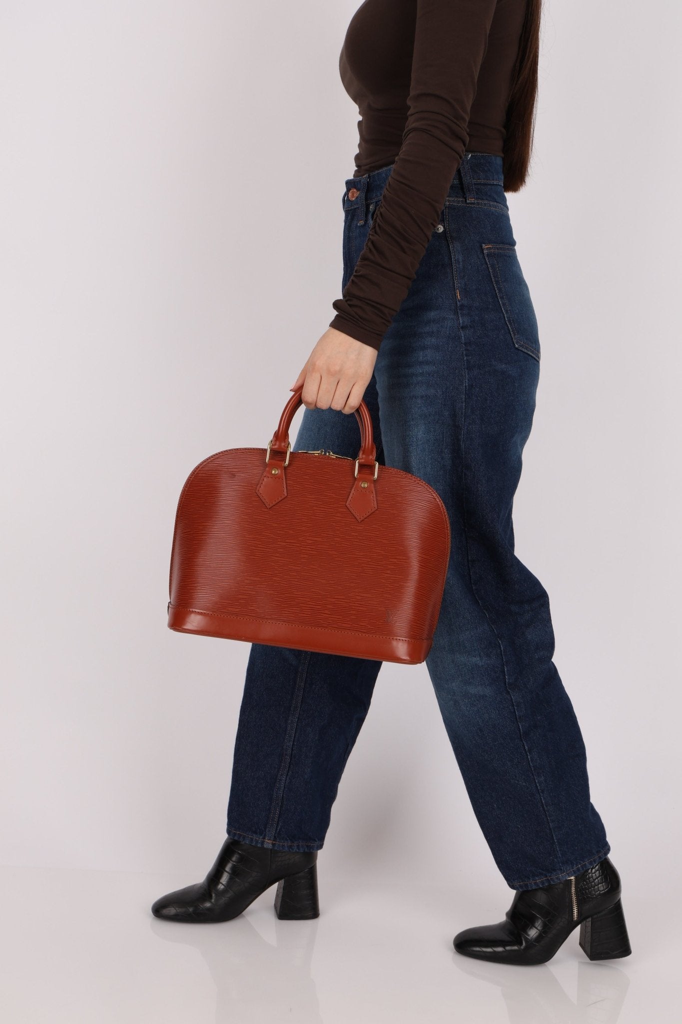 Louis Vuitton Kenyan Brown Epi Leather Alma Bag - FashioNica