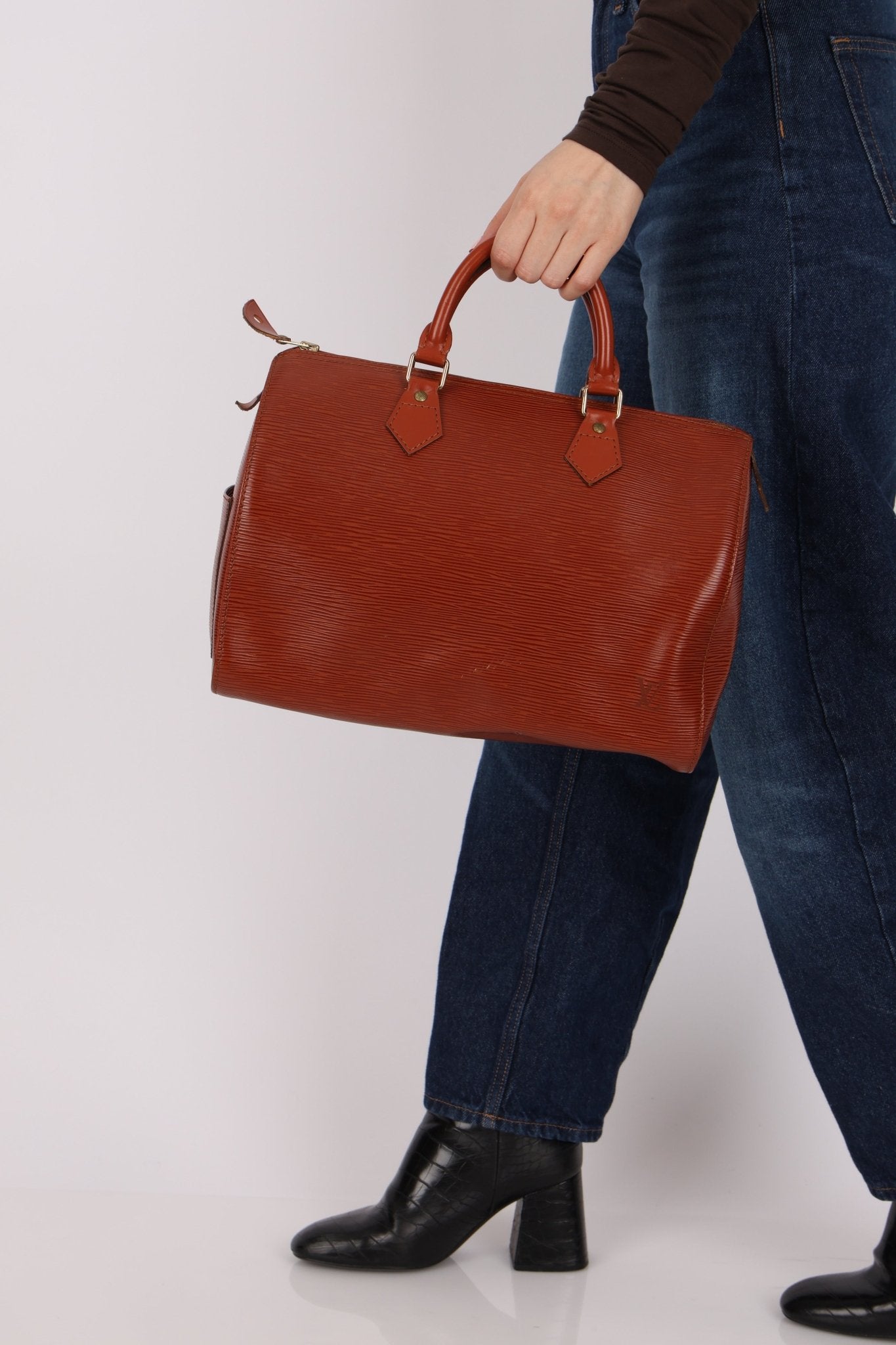 Louis Vuitton Kenyan Brown Epi Speedy 30 Bag - FashioNica