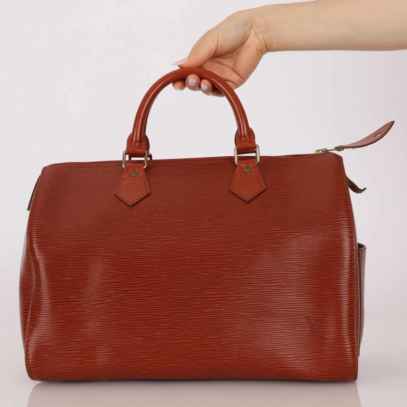 Louis Vuitton Kenyan Brown Epi Speedy 30 Bag - FashioNica