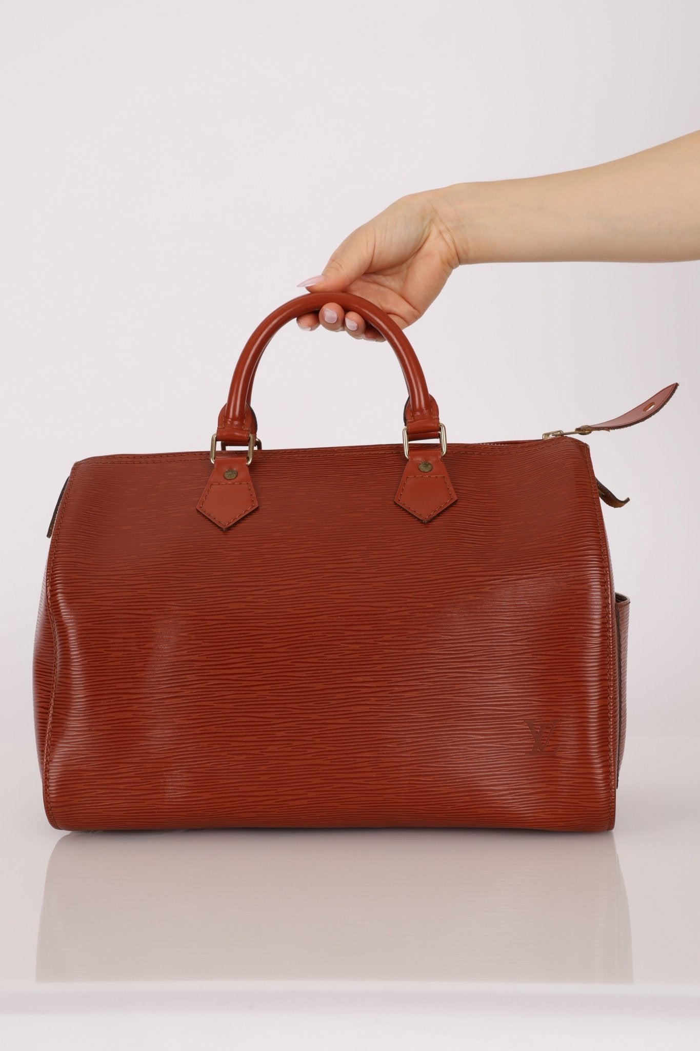 Louis Vuitton Kenyan Brown Epi Speedy 30 Bag - FashioNica