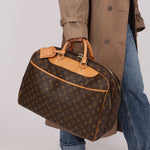 Louis Vuitton Monogram 24 Heures Alize Travel Bag w Strap - FashioNica