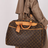 Louis Vuitton Monogram 24 Heures Alize Travel Bag w Strap - FashioNica