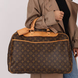 Louis Vuitton Monogram 24 Heures Alize Travel Bag w Strap - FashioNica