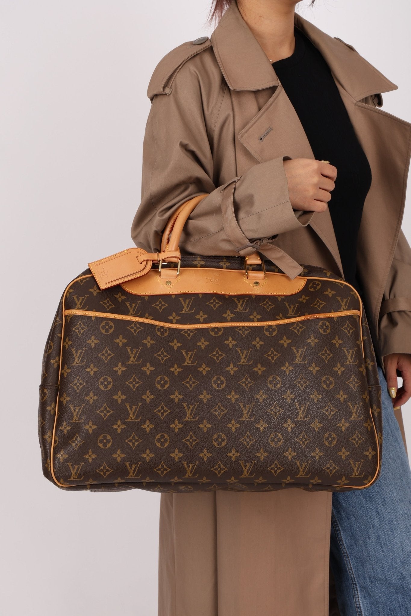 Louis Vuitton Monogram 24 Heures Alize Travel Bag w Strap - FashioNica