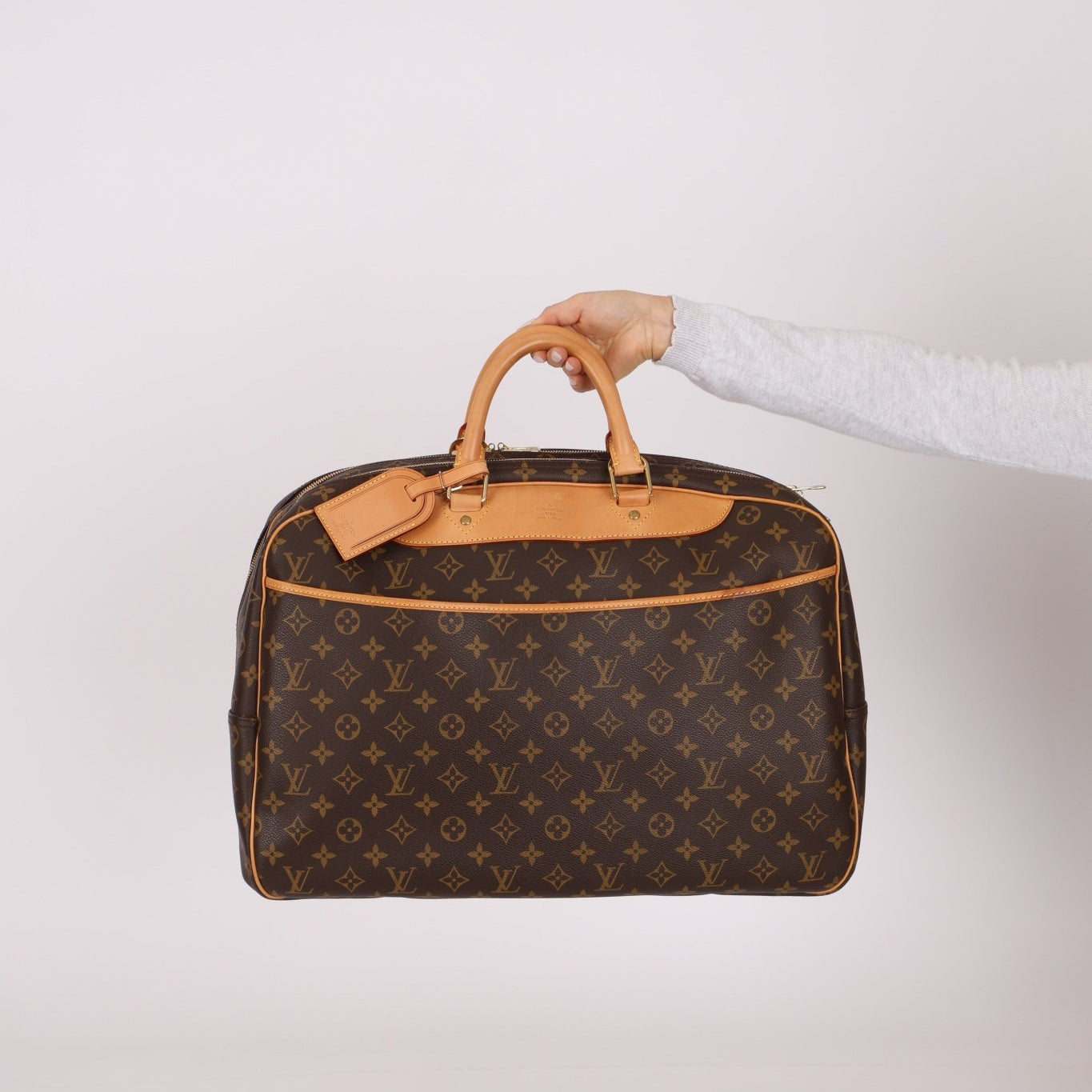 Louis Vuitton Monogram 24 Heures Alize Travel Bag w Strap - FashioNica