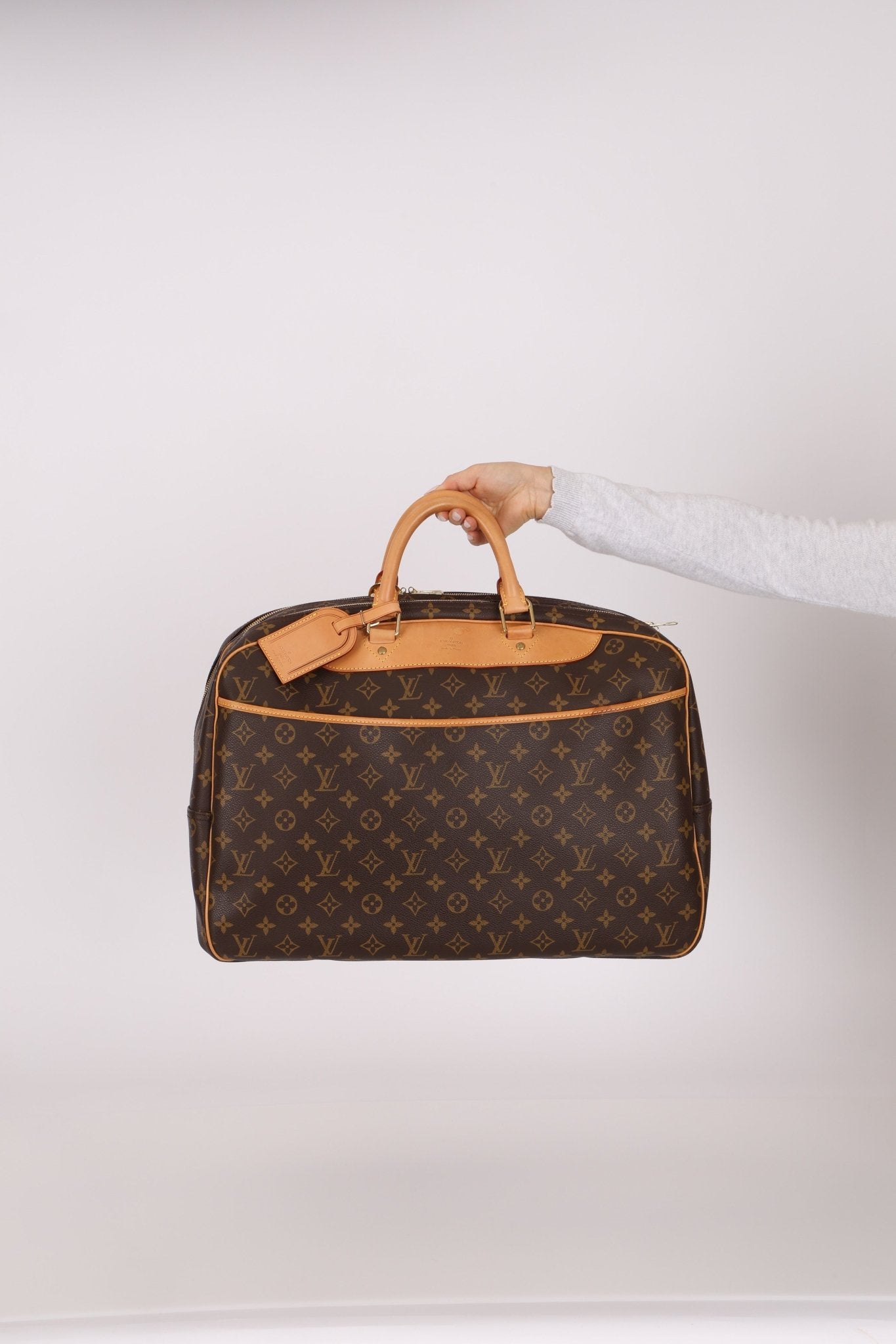 Louis Vuitton Monogram 24 Heures Alize Travel Bag w Strap - FashioNica