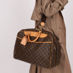 Louis Vuitton Monogram 24 Heures Alize Travel Bag w Strap - FashioNica