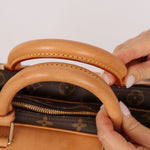 Louis Vuitton Monogram 24 Heures Alize Travel Bag w Strap - FashioNica