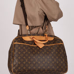 Louis Vuitton Monogram 24 Heures Alize Travel Bag w Strap - FashioNica