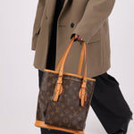 Louis Vuitton Monogram Bucket Bag with Louis Vuitton Mini Pouch - FashioNica