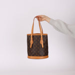 Louis Vuitton Monogram Bucket Bag with Louis Vuitton Mini Pouch - FashioNica