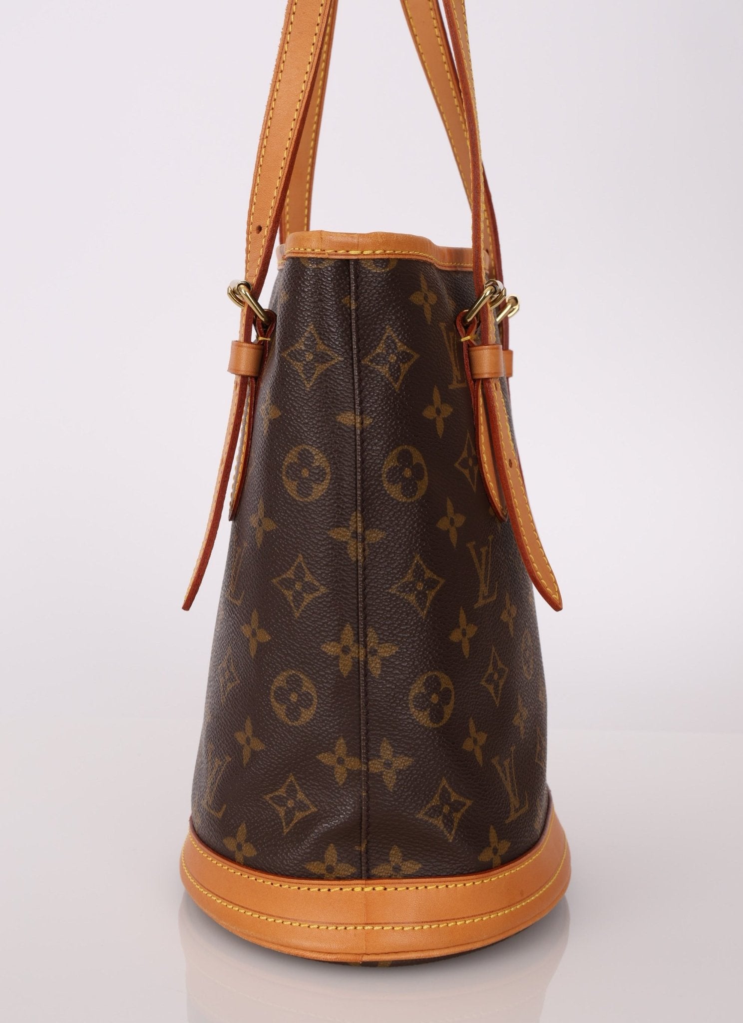 Louis Vuitton Monogram Bucket Bag with Louis Vuitton Mini Pouch - FashioNica