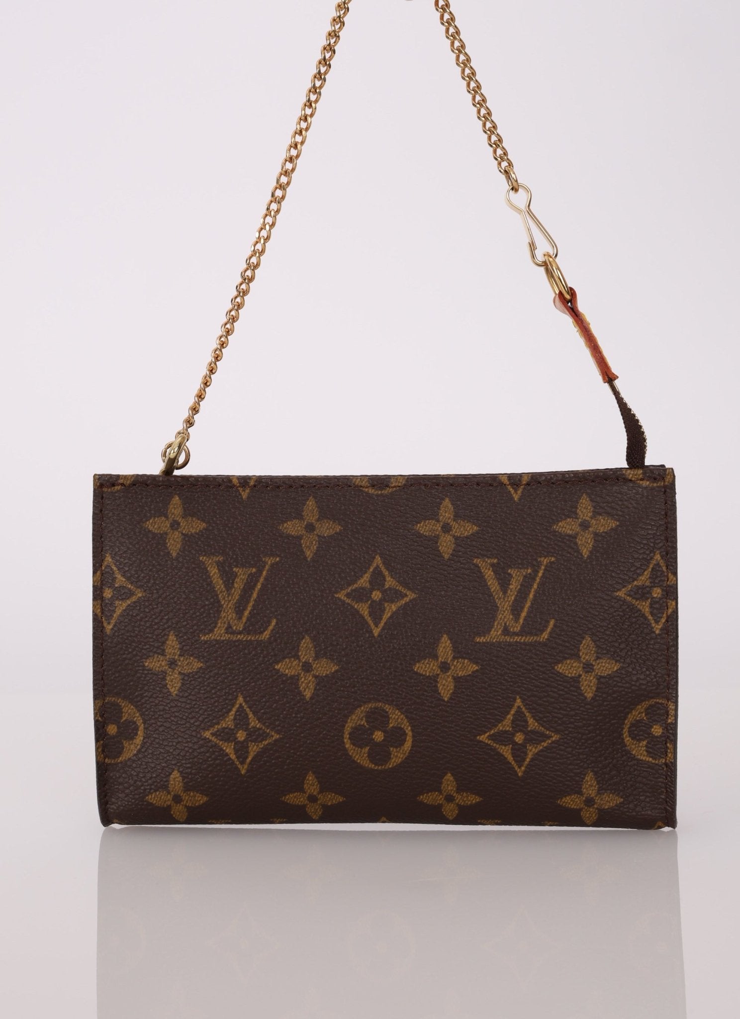 Louis Vuitton Monogram Bucket Bag with Louis Vuitton Mini Pouch - FashioNica