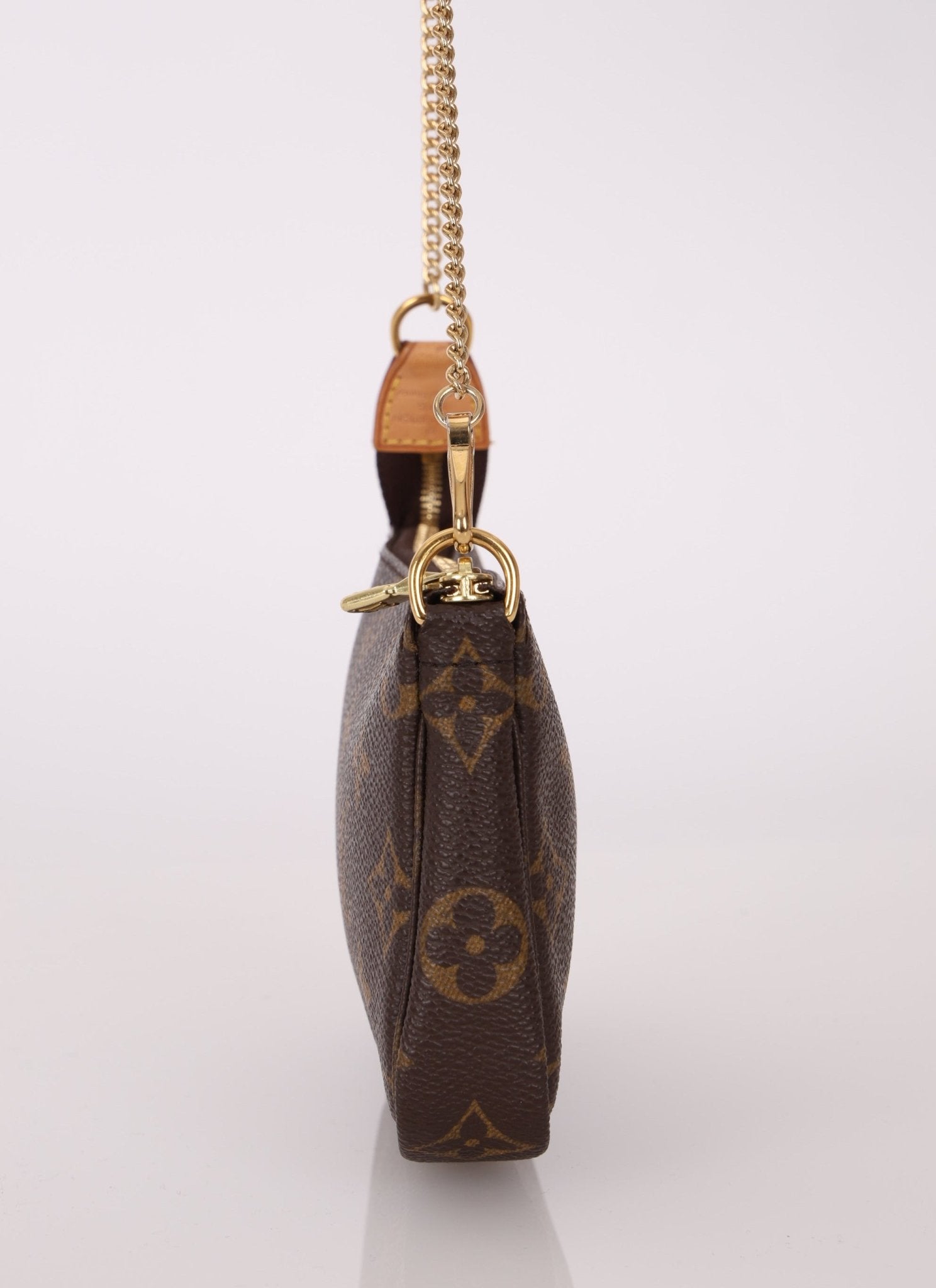 Louis Vuitton Monogram Chain Mini Pochette - FashioNica