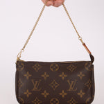 Louis Vuitton Monogram Chain Mini Pochette - FashioNica