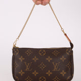 Louis Vuitton Monogram Chain Mini Pochette - FashioNica