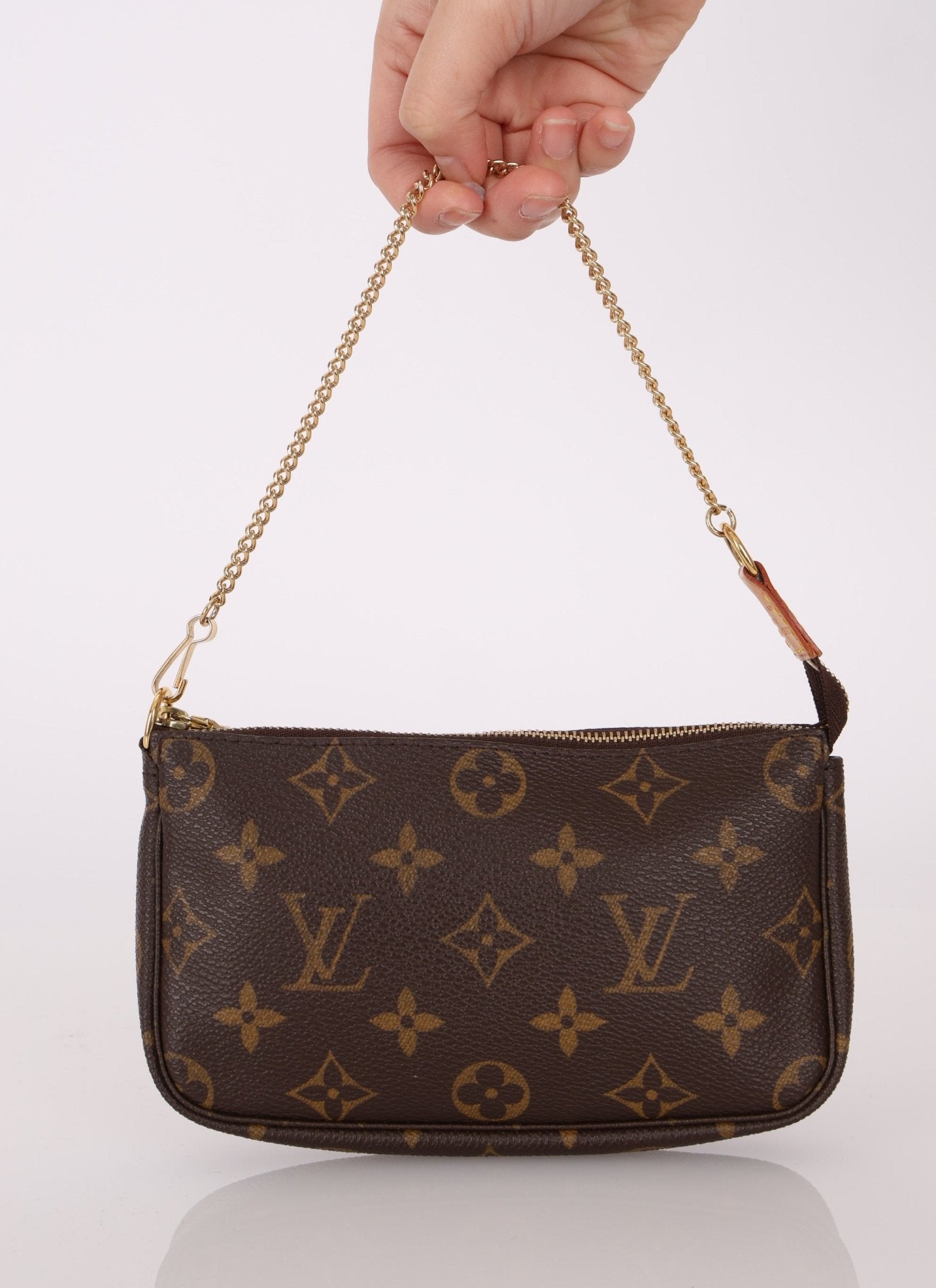 Louis Vuitton Monogram Chain Mini Pochette - FashioNica