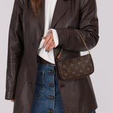 Louis Vuitton Monogram Chain Mini Pochette - FashioNica