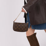 Louis Vuitton Monogram Chain Mini Pochette - FashioNica