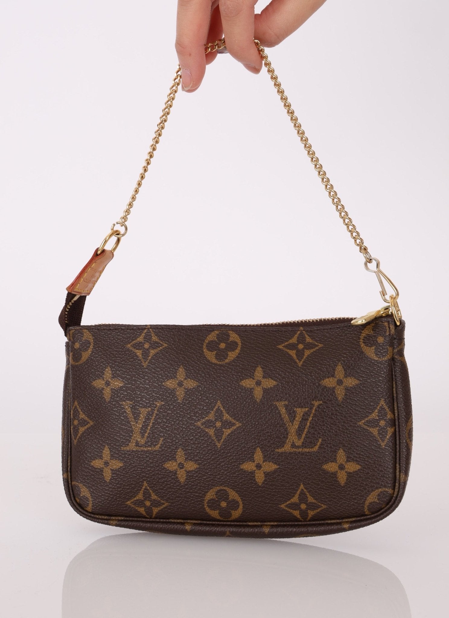 Louis Vuitton Monogram Chain Mini Pochette - FashioNica