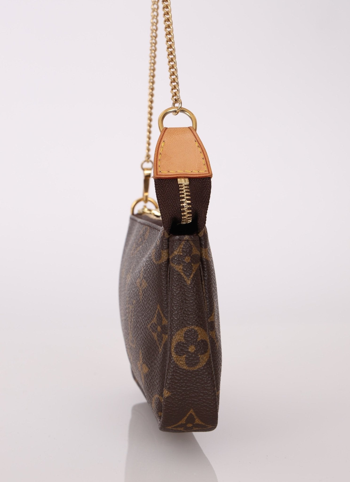 Louis Vuitton Monogram Chain Mini Pochette - FashioNica