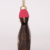 Louis Vuitton Monogram Christmas Animation Roller Coaster Mini Chain Pochette - FashioNica