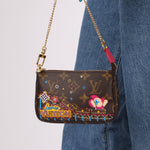 Louis Vuitton Monogram Christmas Animation Roller Coaster Mini Chain Pochette - FashioNica