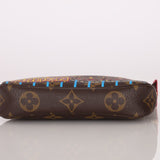 Louis Vuitton Monogram Christmas Animation Roller Coaster Mini Chain Pochette - FashioNica