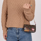Louis Vuitton Monogram Christmas Animation Roller Coaster Mini Chain Pochette - FashioNica