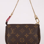Louis Vuitton Monogram Christmas Animation Roller Coaster Mini Chain Pochette - FashioNica