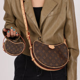 Louis Vuitton Monogram Croissant PM w/ Micro Croissant - FashioNica