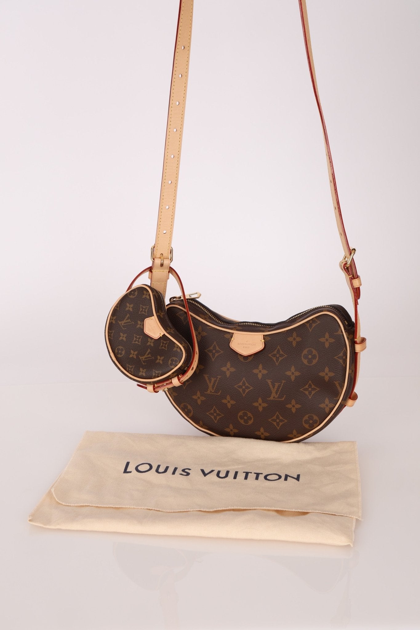 Louis Vuitton Monogram Croissant PM w/ Micro Croissant - FashioNica