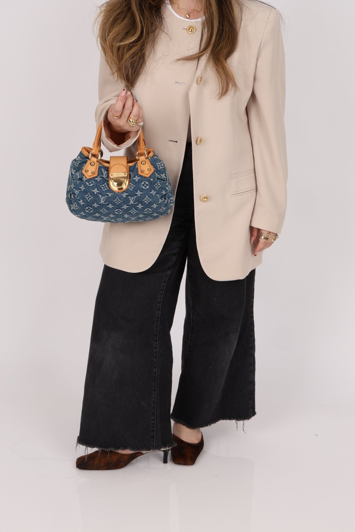 Louis Vuitton Monogram Denim Pleaty - FashioNica