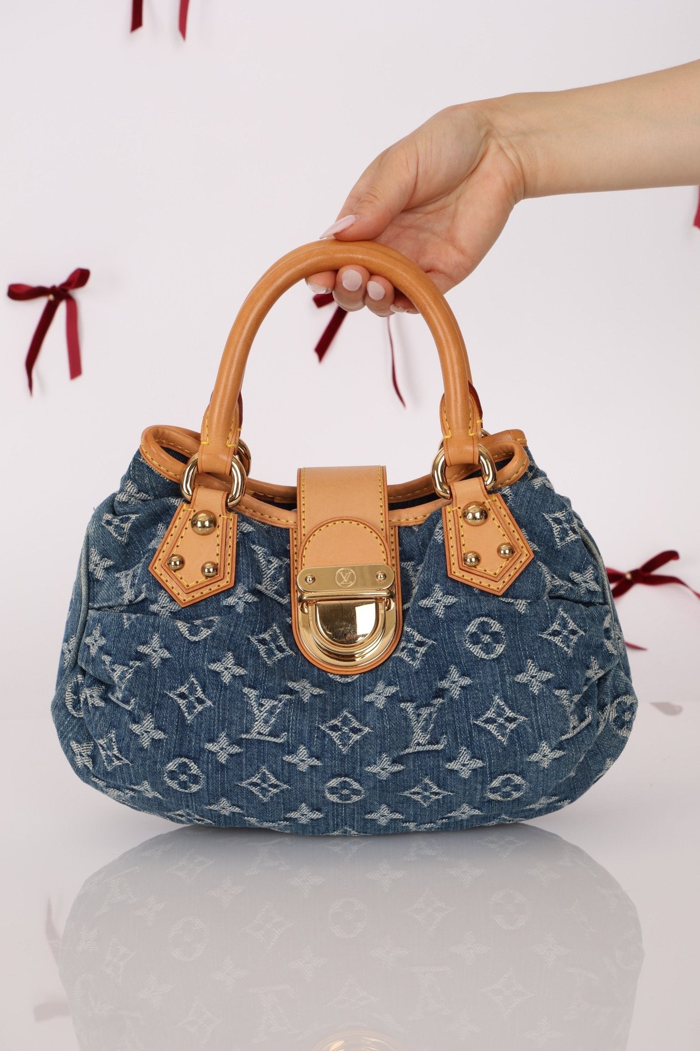 Louis Vuitton Monogram Denim Pleaty - FashioNica