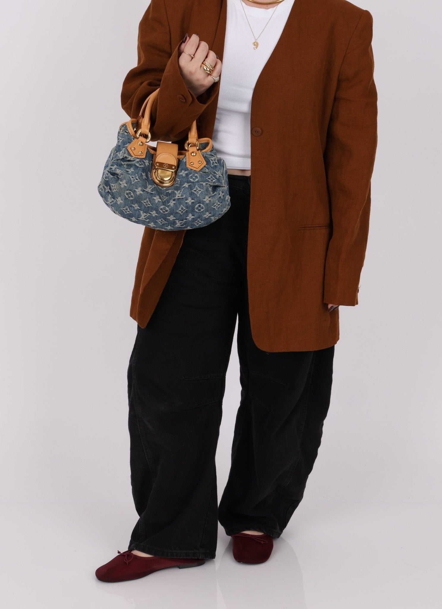 Louis Vuitton Monogram Denim Pleaty - FashioNica