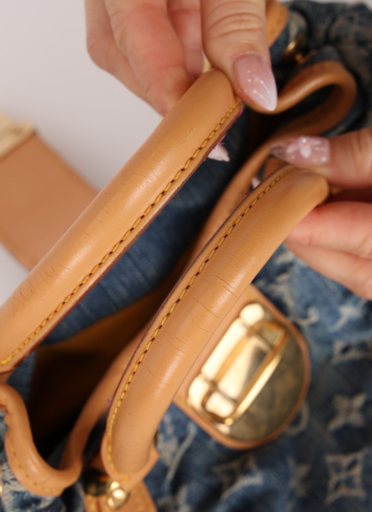 Louis Vuitton Monogram Denim Pleaty - FashioNica