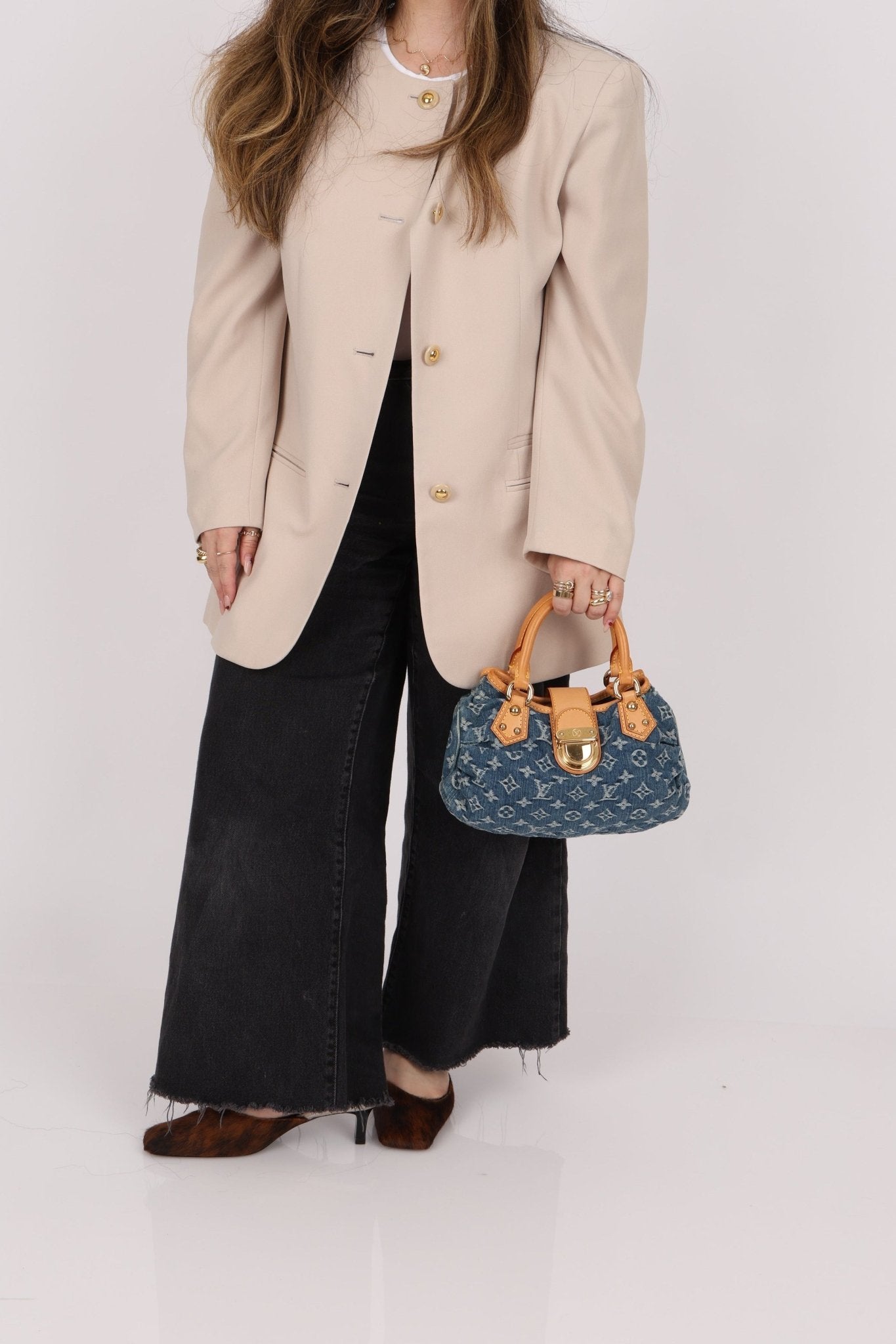 Louis Vuitton Monogram Denim Pleaty - FashioNica