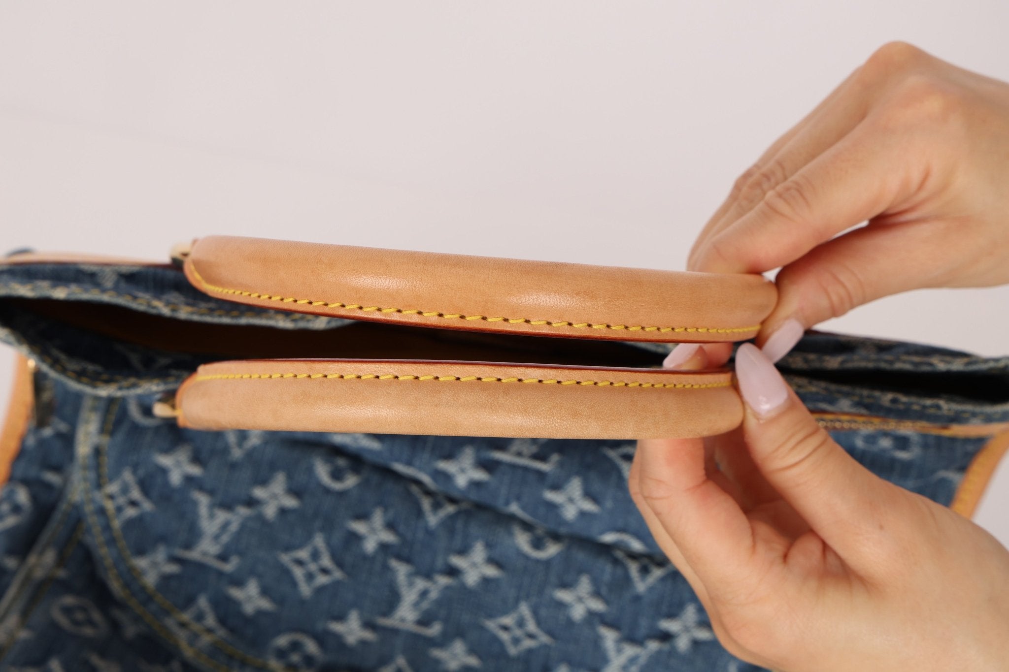 Louis Vuitton Monogram Denim Sac Plat - FashioNica