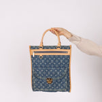 Louis Vuitton Monogram Denim Sac Plat - FashioNica