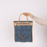 Louis Vuitton Monogram Denim Sac Plat - FashioNica